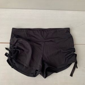 Black dance shorts